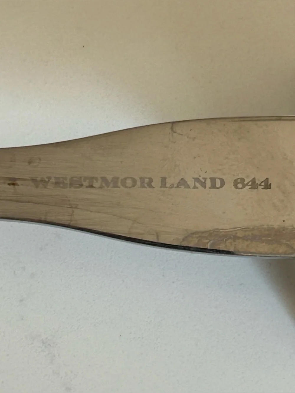 Westmorland 644 Carving Knife Fork Set Stainless Steel Wood Handle Vintage Japan